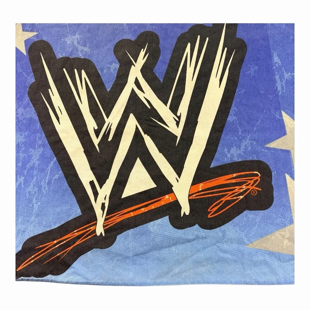 WWE John Cena Triple H Ringside Reversible Pillowcase 2008 Nostalgic Memorabilia